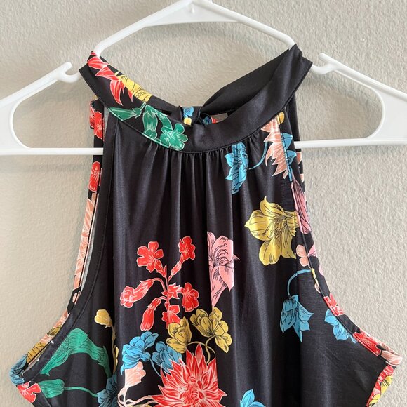 Ouges Halter Neck Floral Summer Casual Sundress - Sz L (NWT) - Picture 2 of 5
